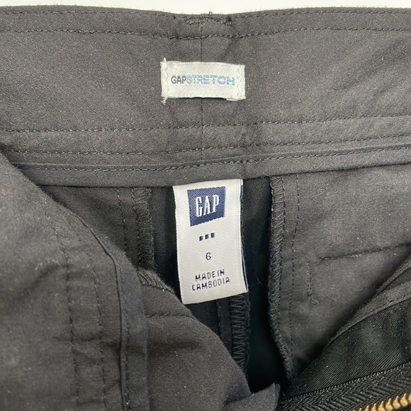 GAP STRETCH Bermuda Shorts black NWT mid rise semi vintage dead stock - Picture 11 of 14